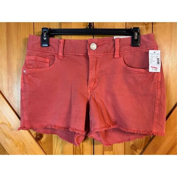 Maurices Red Shorts sz 3/4 nwt (4819) - Picture 1 of 3